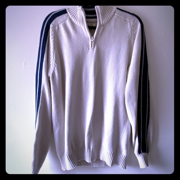 American Rag Other - American Rag Blue & Cream Knit Sweater